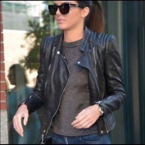 Kendall Jenner Zara Real Leather Jacket